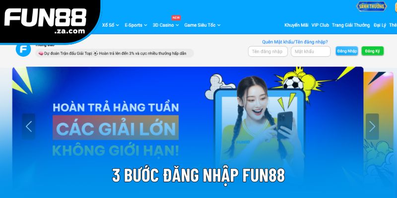 Hướng dẫn đăng nhập FUN88 cho tân thủ Hướng dẫn đăng nhập FUN88 cho tân thủ